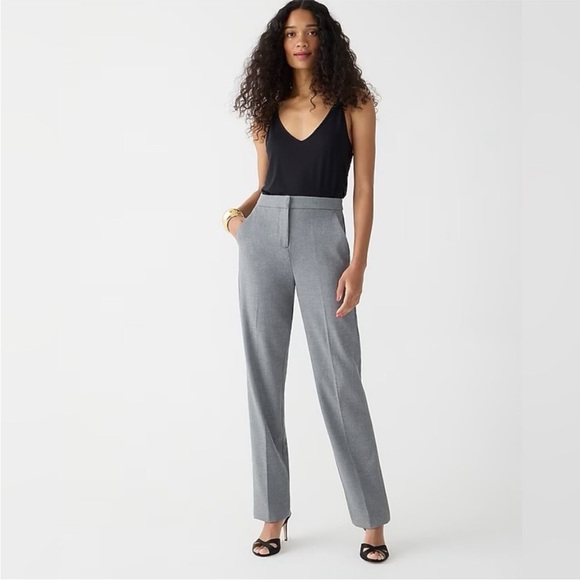 J. Crew Kate Straight-Leg Pant in Four-Season Stretch - Picture 1 of 8